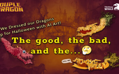 We Dressed our Dragons Up for Halloween with AI Art!
